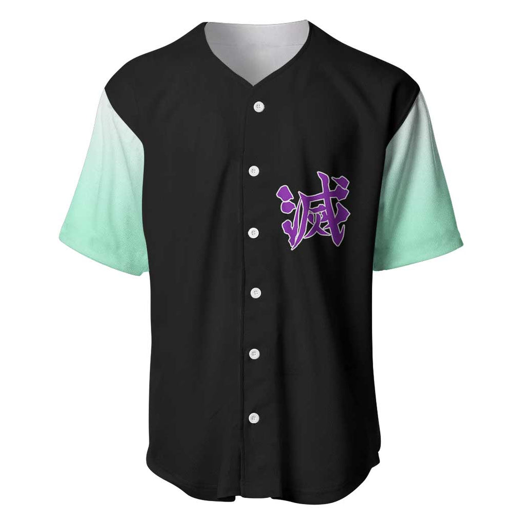 Shinobu Kocho Kimesu No Yaiba Baseball Jersey Japan Anime Style