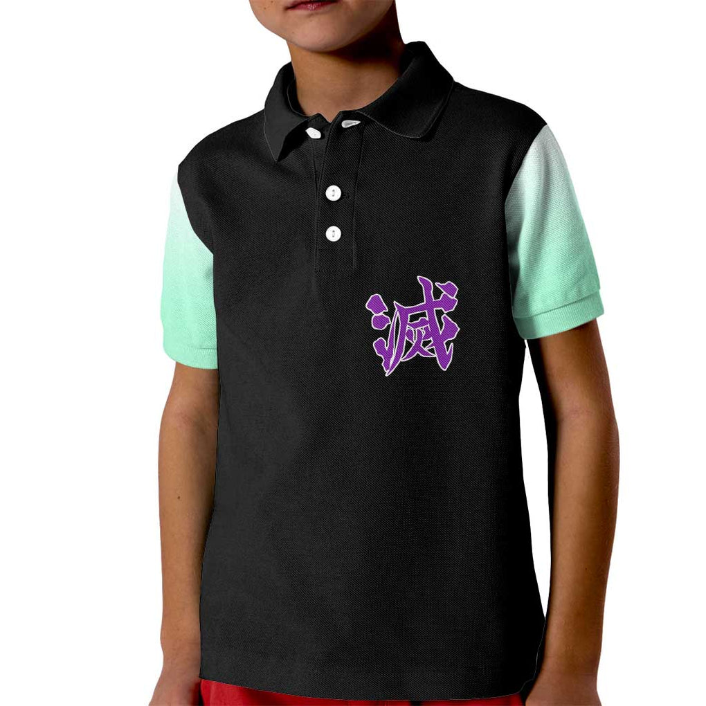 Shinobu Kocho Kimesu No Yaiba Kid Polo Shirt Japan Anime Style