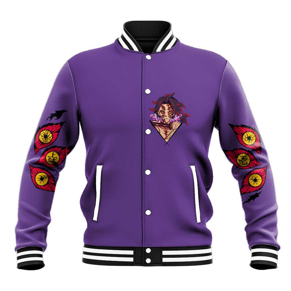 Kokushibo Kimesu No Yaiba Baseball Jacket Japan Anime Style