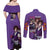 Kokushibo Kimesu No Yaiba Couples Matching Off Shoulder Maxi Dress and Long Sleeve Button Shirt Japan Anime Style