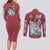 Yoko Kurama Yuyu Hakusho Couples Matching Long Sleeve Bodycon Dress and Long Sleeve Button Shirt Anime Style