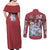 Yoko Kurama Yuyu Hakusho Couples Matching Off Shoulder Maxi Dress and Long Sleeve Button Shirt Anime Style