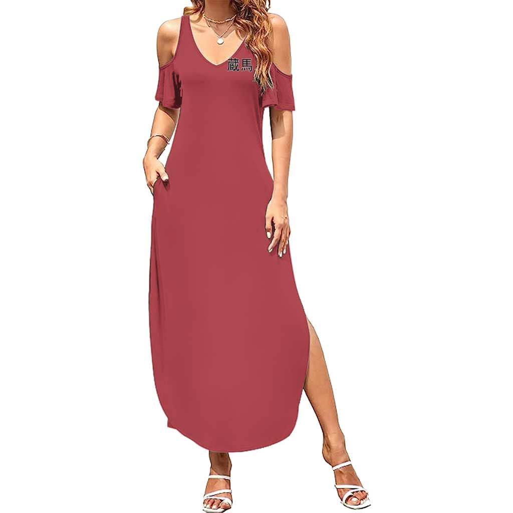 Yoko Kurama Yuyu Hakusho Summer Maxi Dress Anime Style