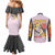 Ampharos - Poke Couples Matching Mermaid Dress and Long Sleeve Button Shirt Anime Style