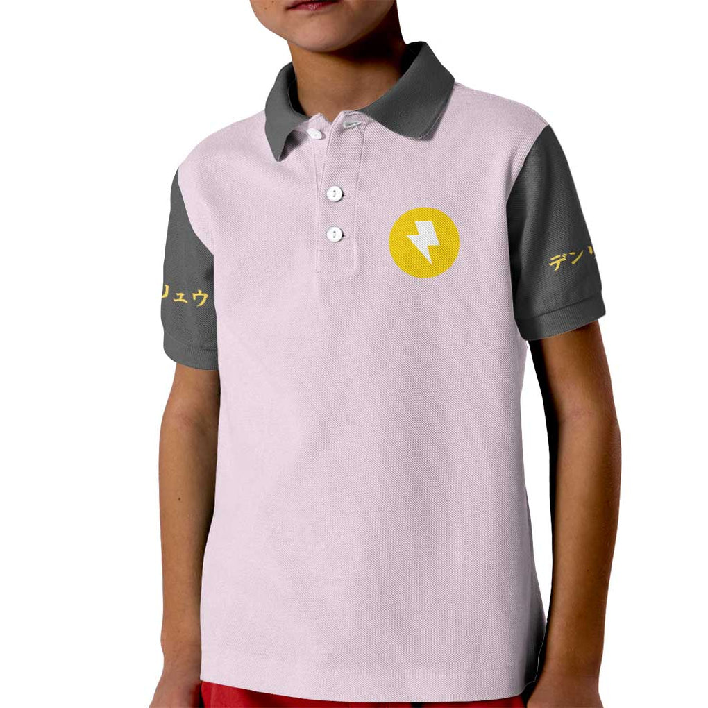 Ampharos - Poke Kid Polo Shirt Anime Style