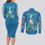 Squirtle Poke Couples Matching Long Sleeve Bodycon Dress and Long Sleeve Button Shirt Anime Style