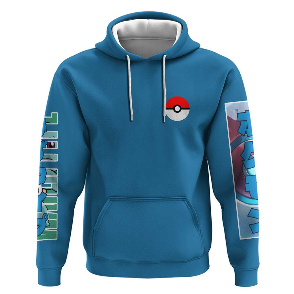 Squirtle Poke Hoodie Anime Style