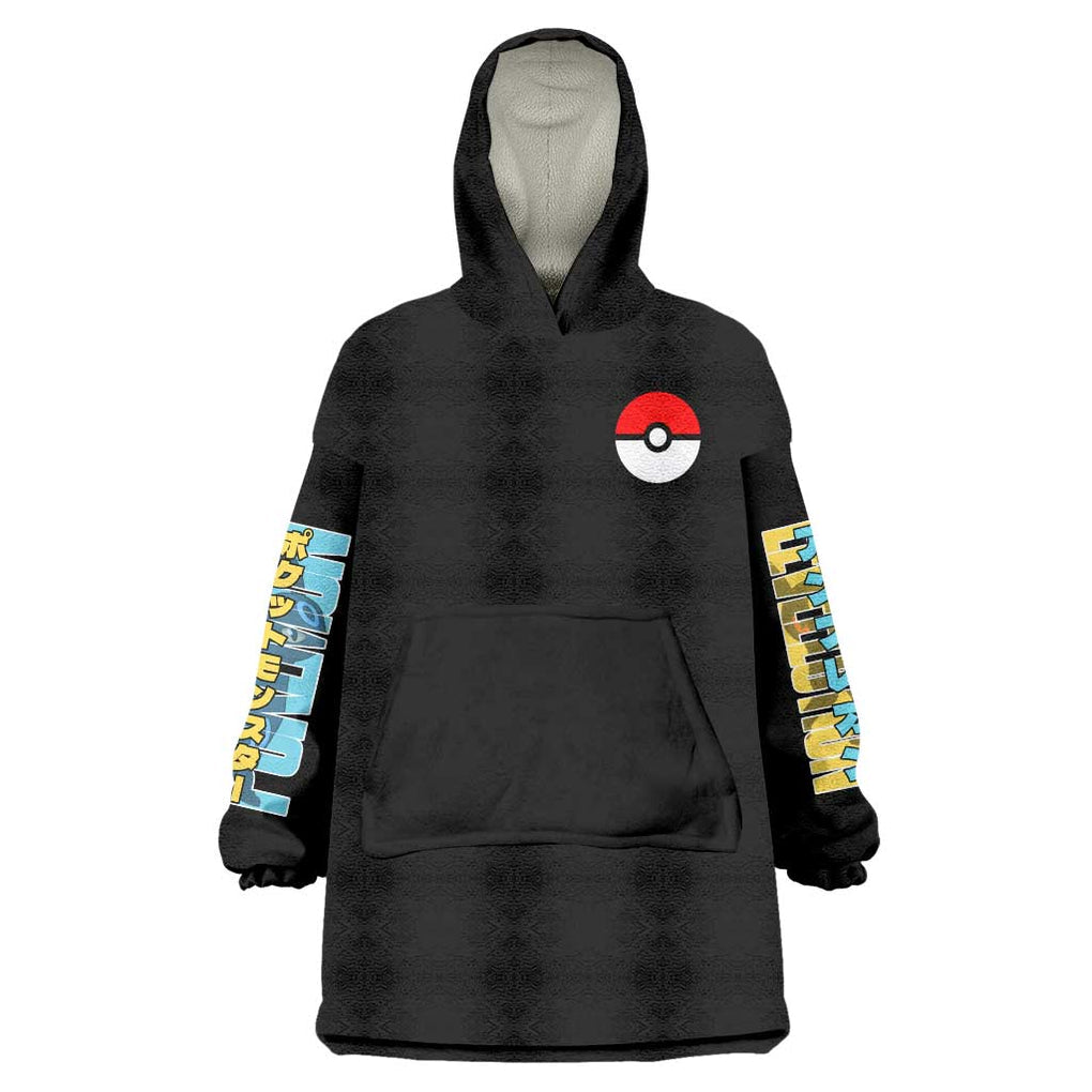 Umbreon Poke Wearable Blanket Hoodie Anime Style