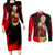 Saitama - OPM - Sport Funny Design Couples Matching Long Sleeve Bodycon Dress and Long Sleeve Button Shirt