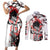 Gogeta - Japan Style Anime Couples Matching Short Sleeve Bodycon Dress and Long Sleeve Button Shirt