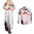 Gogeta - Japan Style Anime Couples Matching Summer Maxi Dress and Long Sleeve Button Shirt