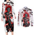 Piccolo - Japan Style Anime Couples Matching Long Sleeve Bodycon Dress and Long Sleeve Button Shirt