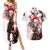 Future Trunks - Dragon Ball Japan Style Couples Matching Summer Maxi Dress and Hawaiian Shirt