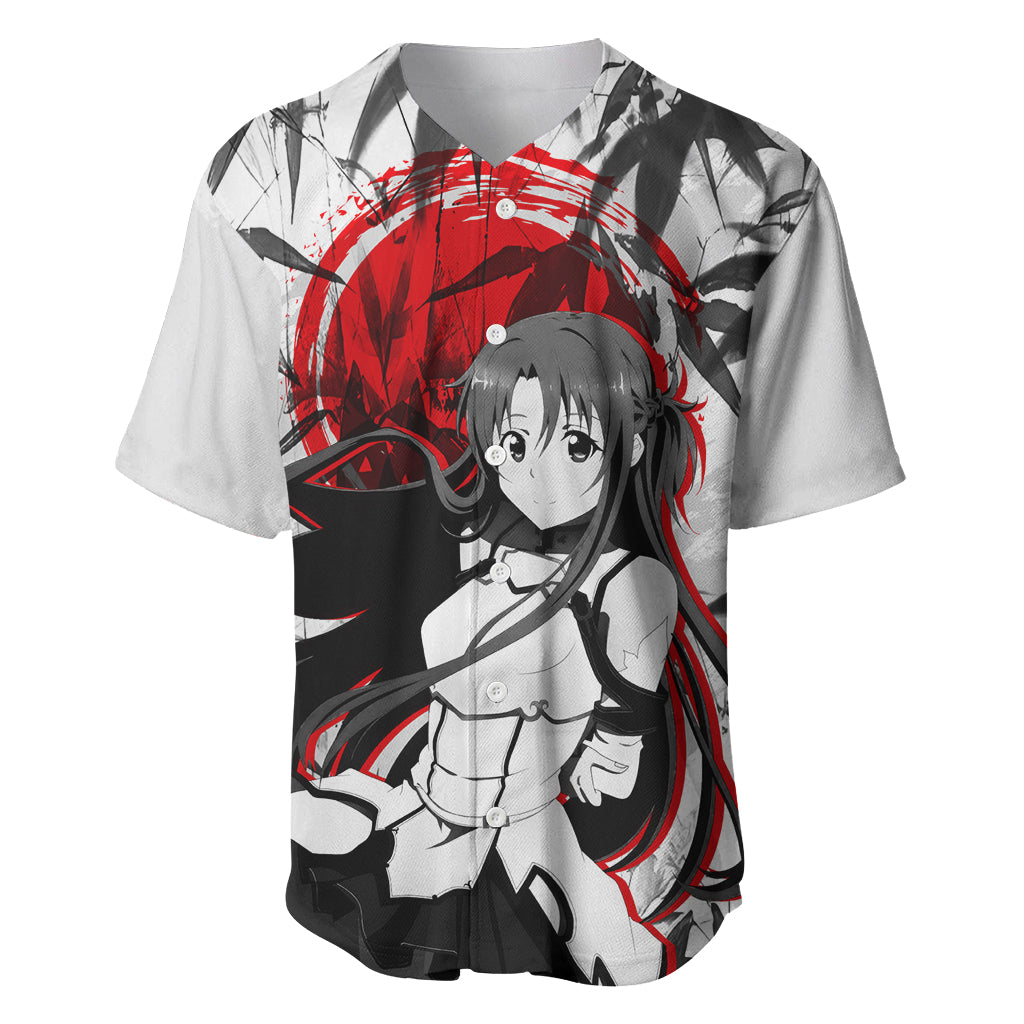 Asuna Baseball Jersey Sword Art Online Anime Japan Style