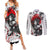 Yuuki Japan Style Couples Matching Summer Maxi Dress and Long Sleeve Button Shirt Sword Art Online