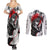 Klein Couples Matching Summer Maxi Dress and Long Sleeve Button Shirt Sword Art Online