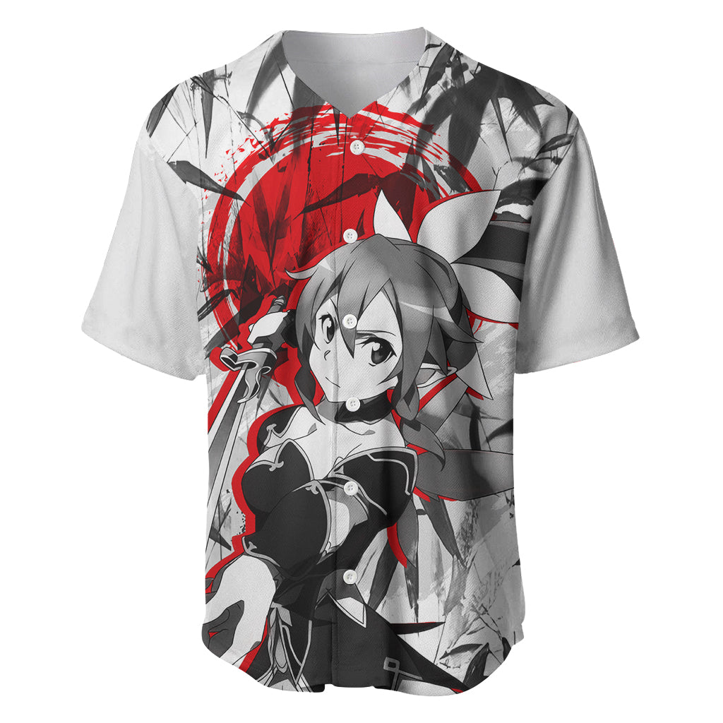 Leafa Japan Style Baseball Jersey Sword Art Online