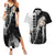 Undertaker Couples Matching Summer Maxi Dress and Hawaiian Shirt Black Butler