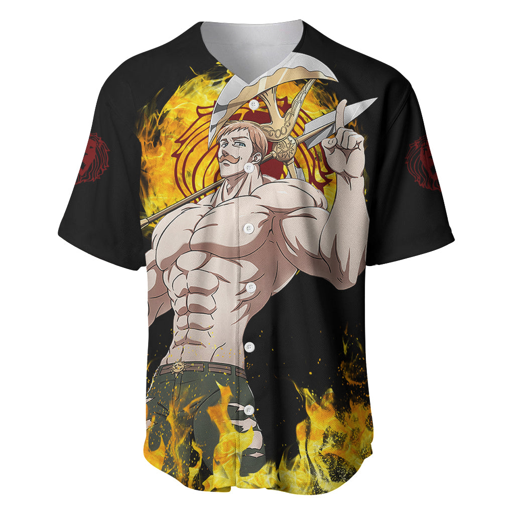 Escanor Baseball Jersey Seven Deadly Sins Anime