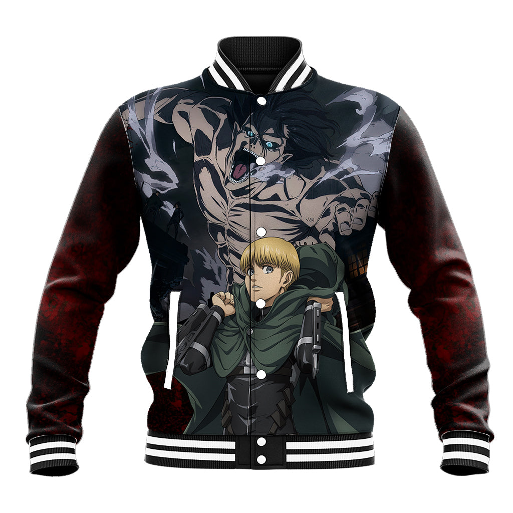 Armin Arlert  Final Season Anime Baseball Jacket Attack On Titan