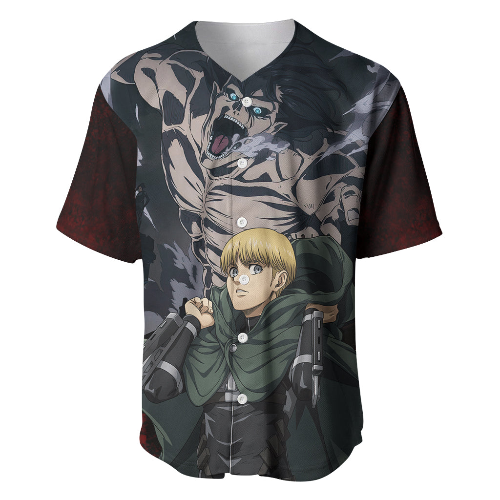 Armin Arlert  Final Season Anime Baseball Jersey Attack On Titan