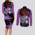 Uchiha Sasuke Sharingan Eyes Couples Matching Long Sleeve Bodycon Dress and Long Sleeve Button Shirt Naruto