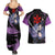 Uchiha Sasuke Sharingan Eyes Couples Matching Summer Maxi Dress and Hawaiian Shirt Naruto