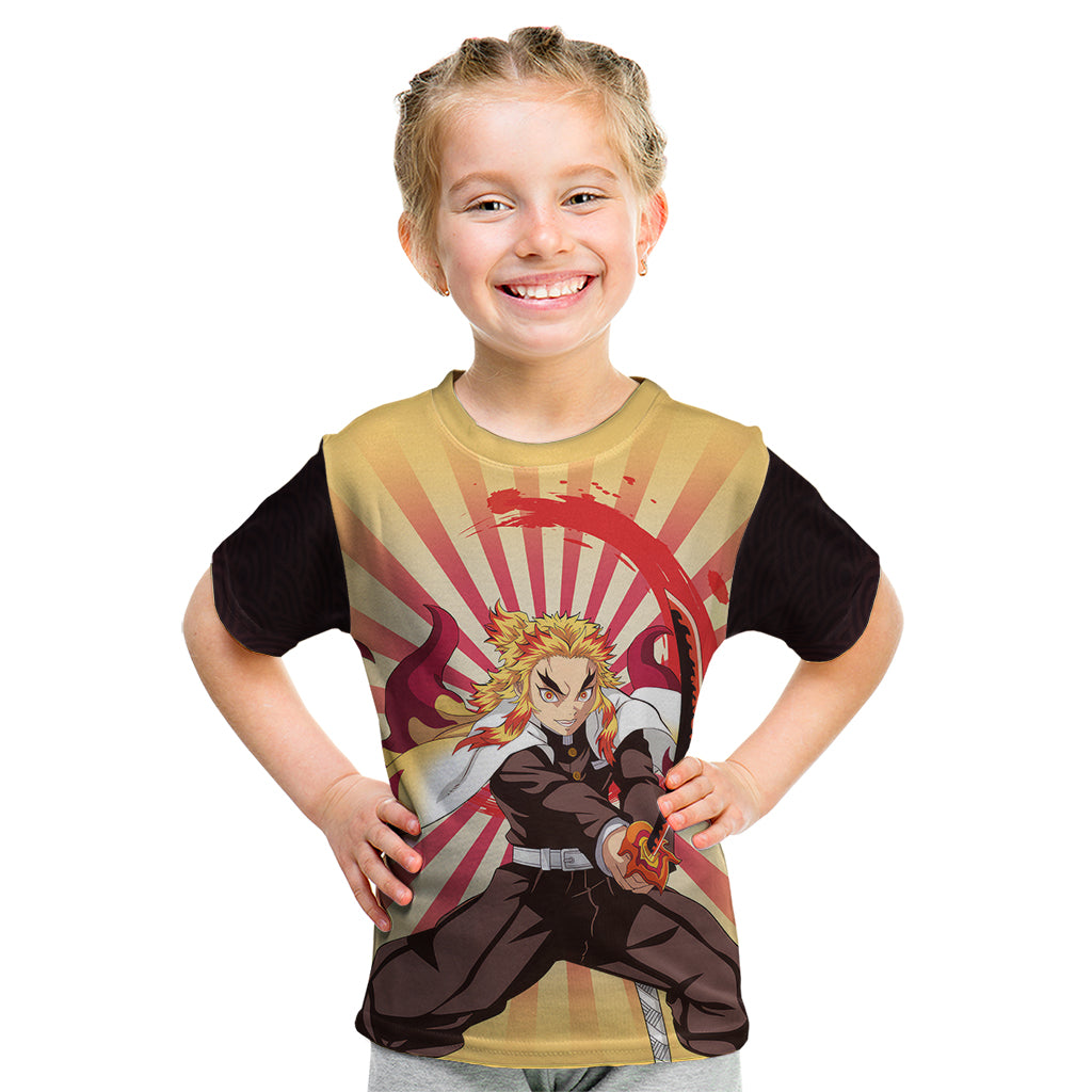 Rengoku Kid T Shirt Demon Slayer