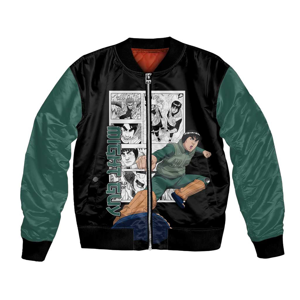 Might Guy - Naruto Bomber Jacket Anime Mix Manga Style