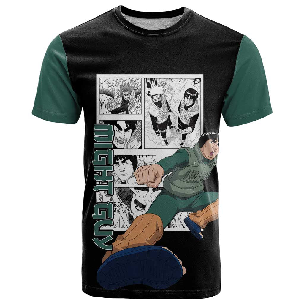 Might Guy - Naruto T Shirt Anime Mix Manga Style