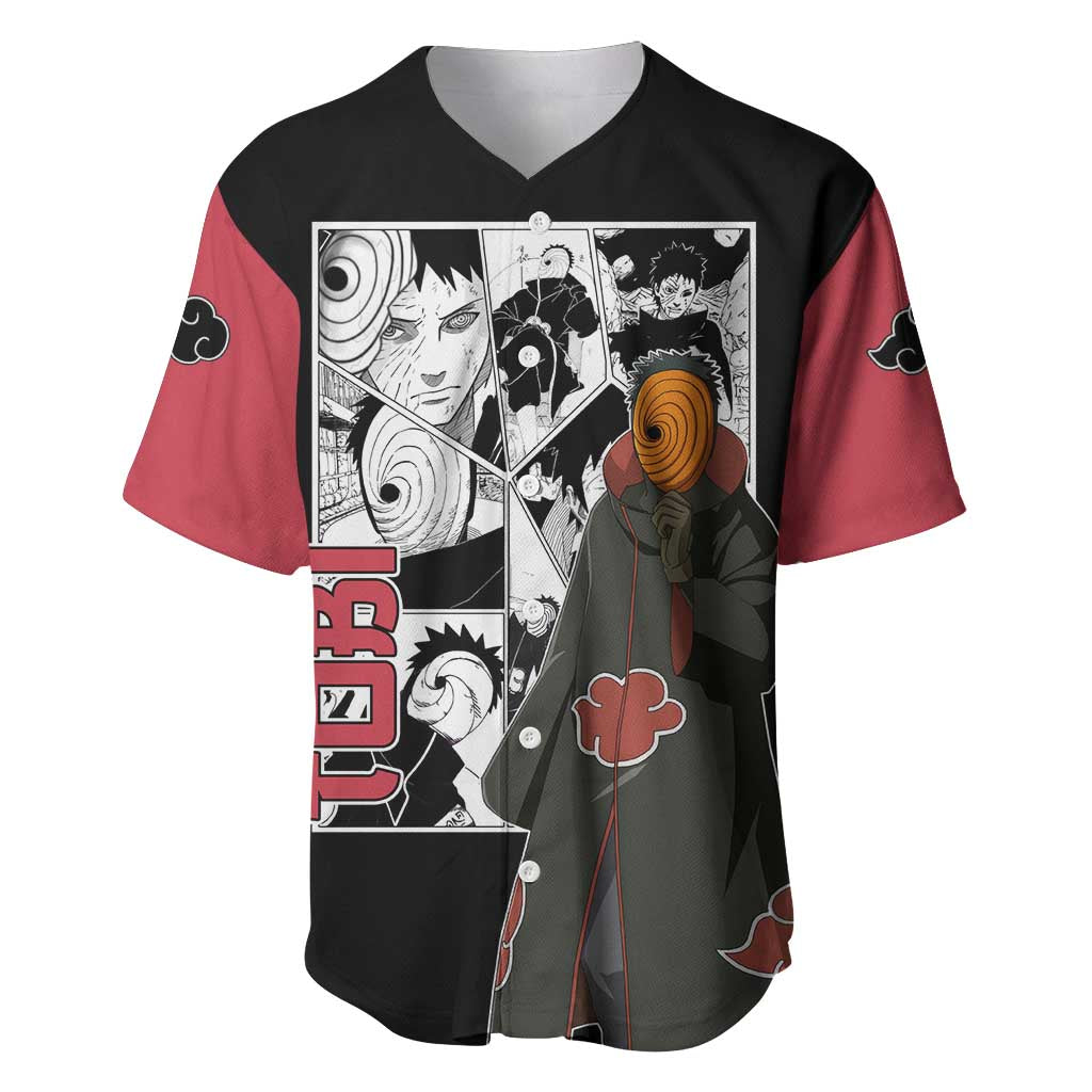 Tobi - Naruto Baseball Jersey Anime Mix Manga Style