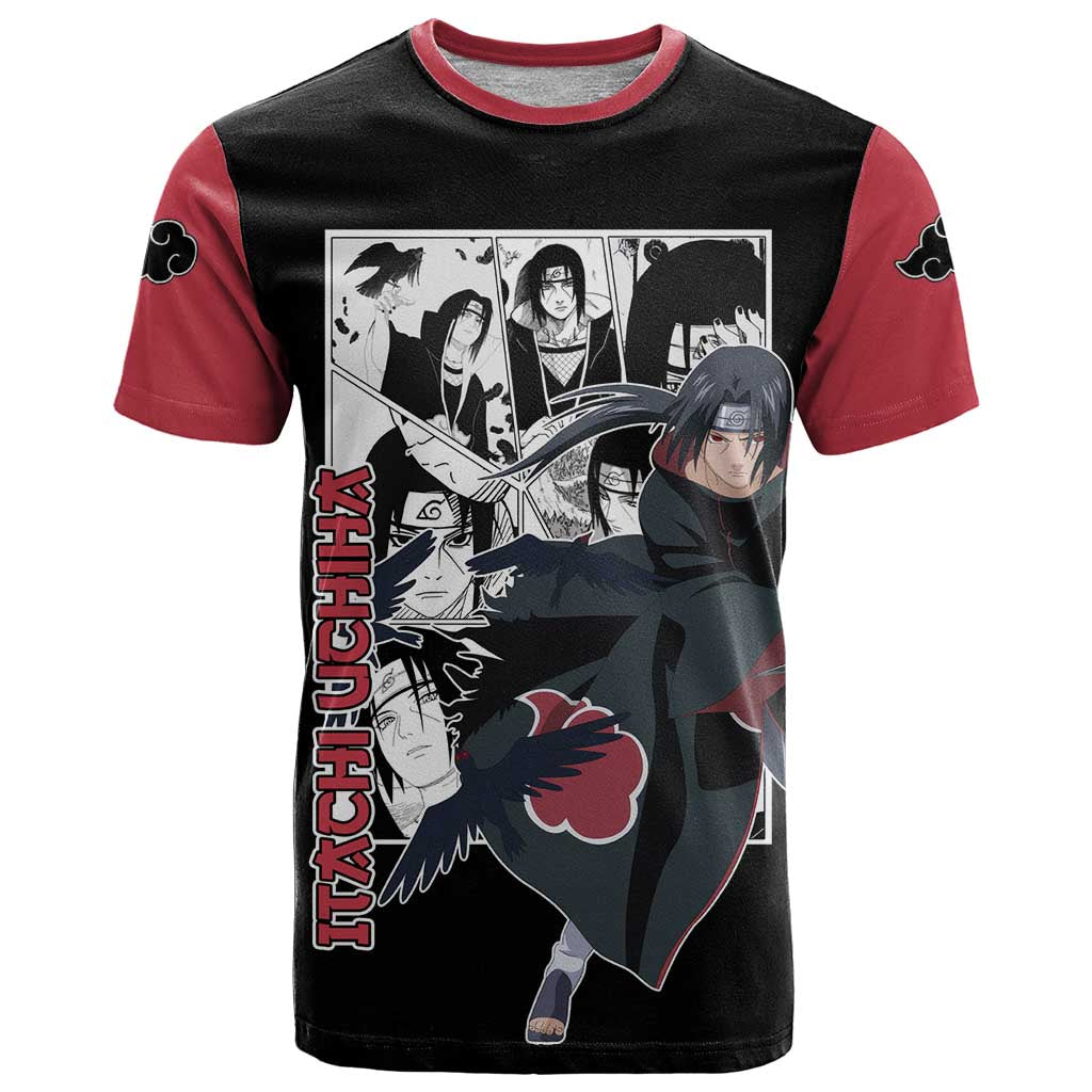 Itachi Uchiha - Naruto T Shirt Anime Mix Manga Style