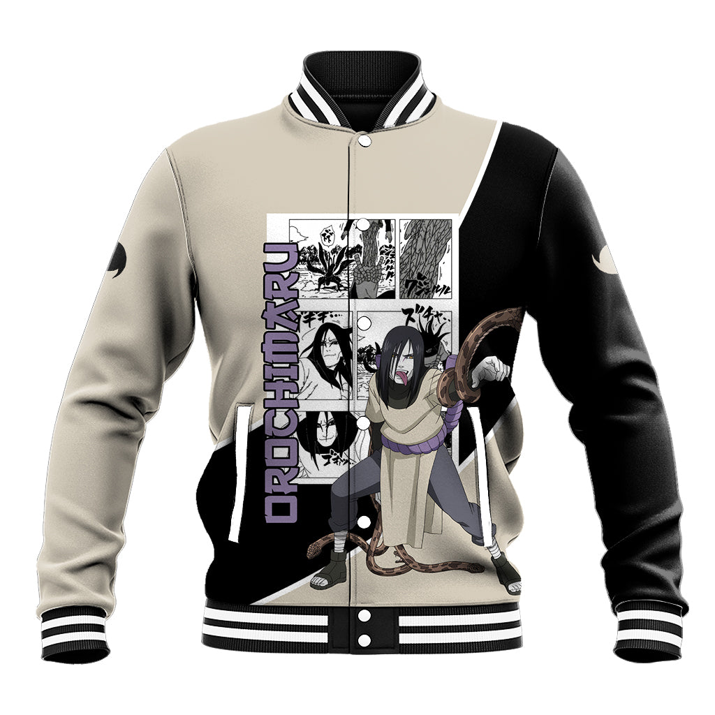 Orochimaru - Naruto Baseball Jacket Anime Mix Manga Style