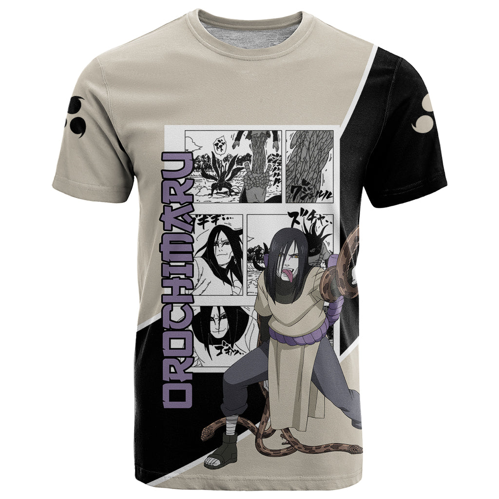 Orochimaru - Naruto T Shirt Anime Mix Manga Style