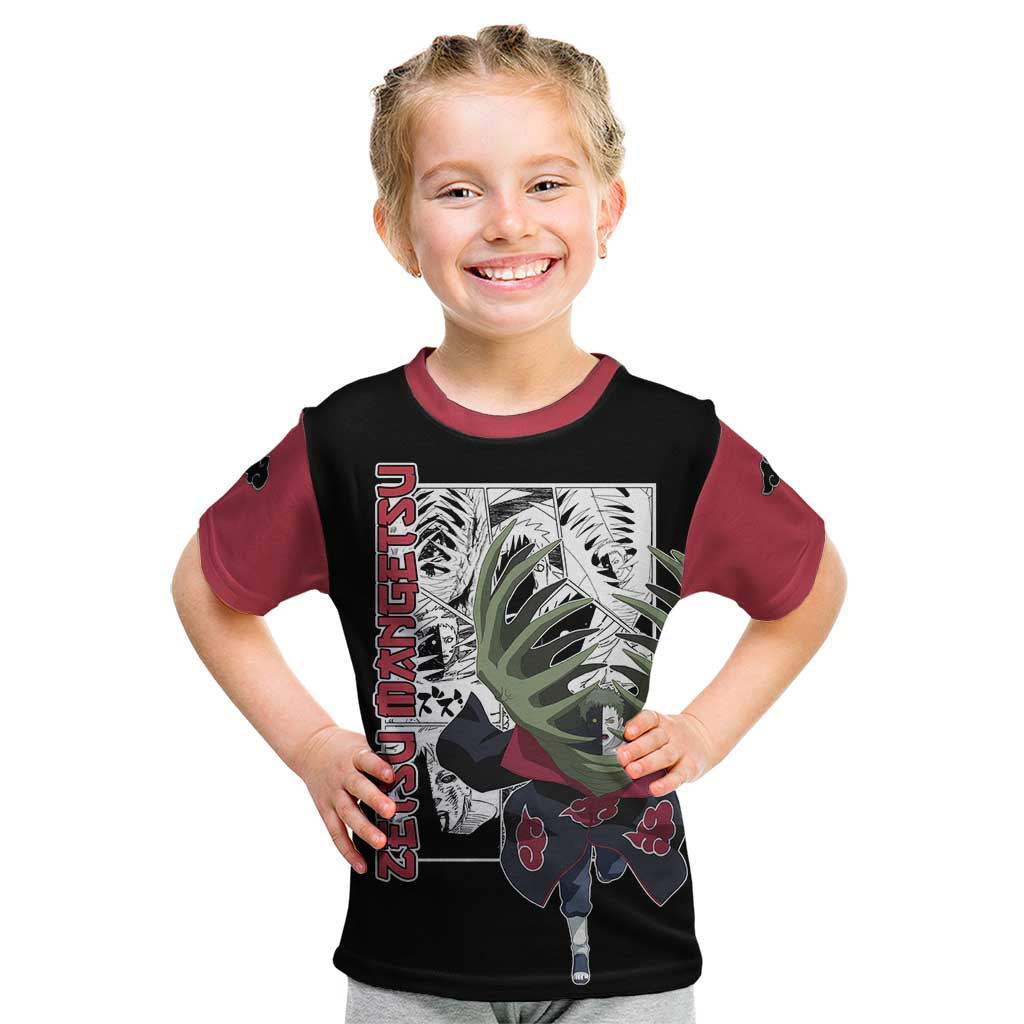 Zetsu Mangetsu - Naruto Kid T Shirt Anime Mix Manga Style