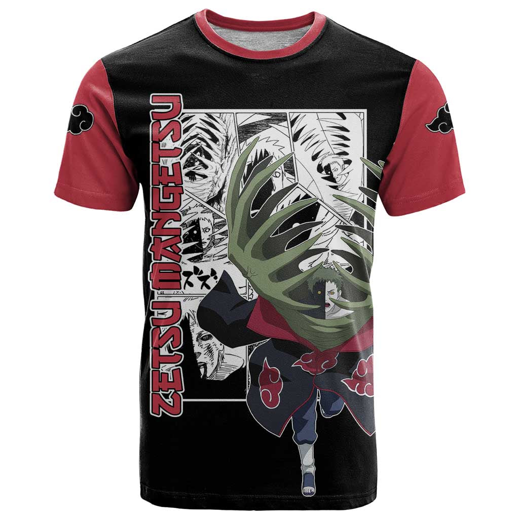 Zetsu Mangetsu - Naruto T Shirt Anime Mix Manga Style