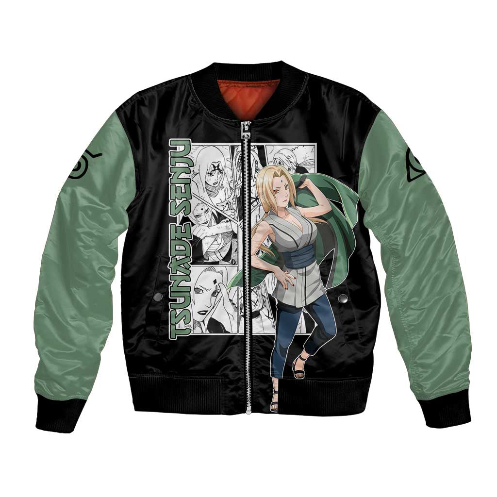 Tsunade Senju - Naruto Bomber Jacket Anime Mix Manga Style