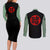 Tsunade Senju - Naruto Couples Matching Long Sleeve Bodycon Dress and Long Sleeve Button Shirt Anime Mix Manga Style