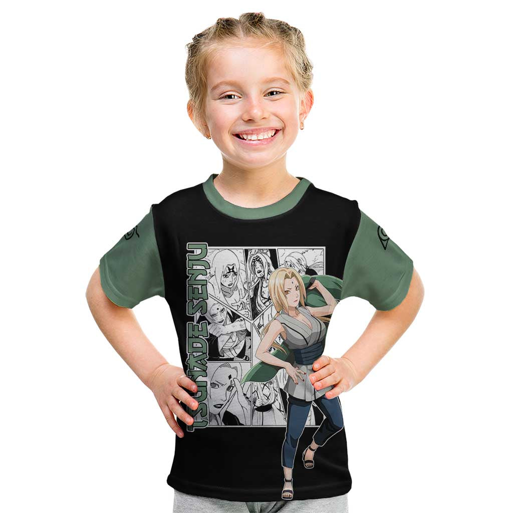 Tsunade Senju - Naruto Kid T Shirt Anime Mix Manga Style