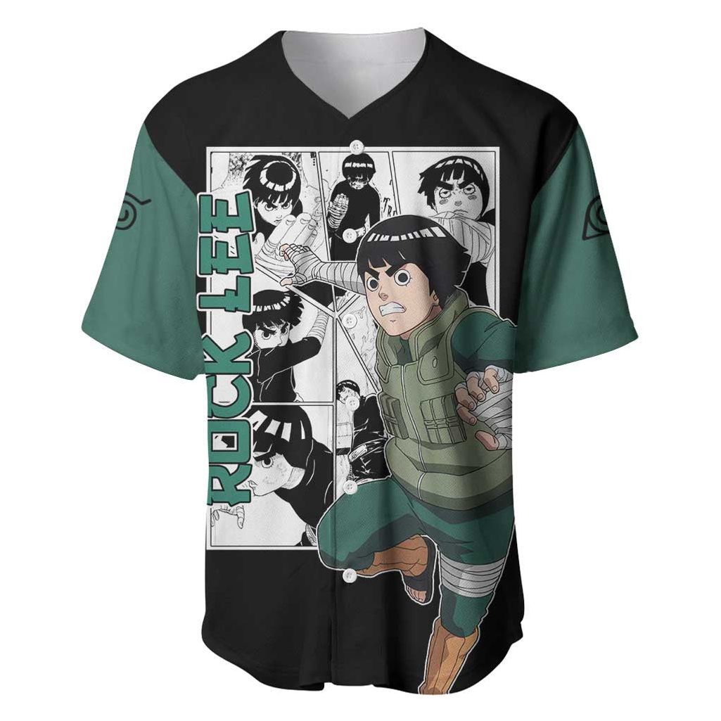 Rock Lee - Naruto Baseball Jersey Anime Mix Manga Style