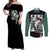 Rock Lee - Naruto Couples Matching Off Shoulder Maxi Dress and Long Sleeve Button Shirt Anime Mix Manga Style