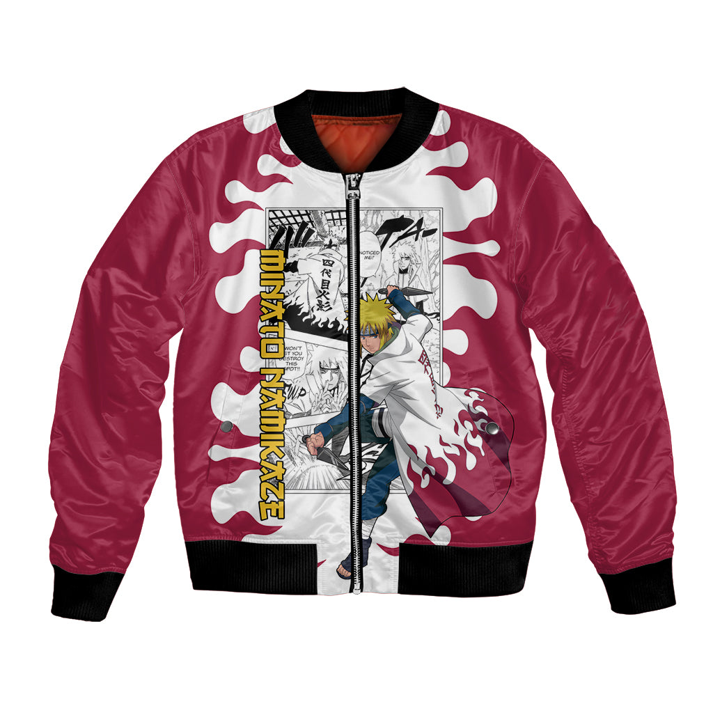 Minato Namikaze - Naruto Bomber Jacket Anime Mix Manga Style