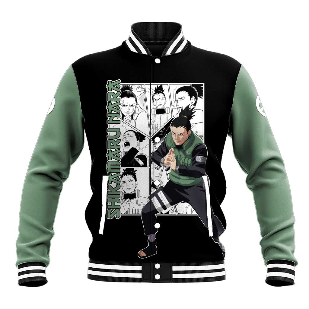 Shikamaru Nara - Naruto Baseball Jacket Anime Mix Manga Style