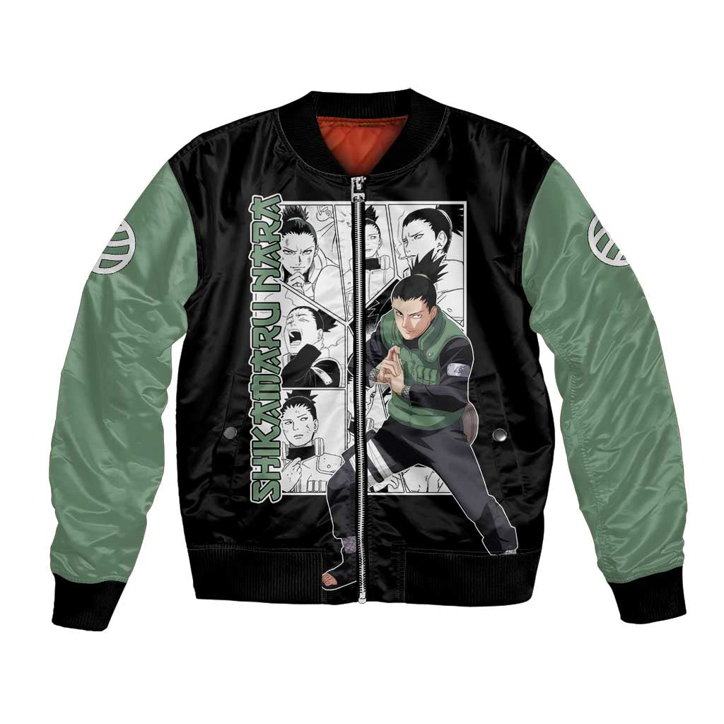 Shikamaru Nara - Naruto Bomber Jacket Anime Mix Manga Style