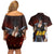 Kenshiro - Fist of the North Star Couples Matching Off Shoulder Short Dress and Hawaiian Shirt Anime Style