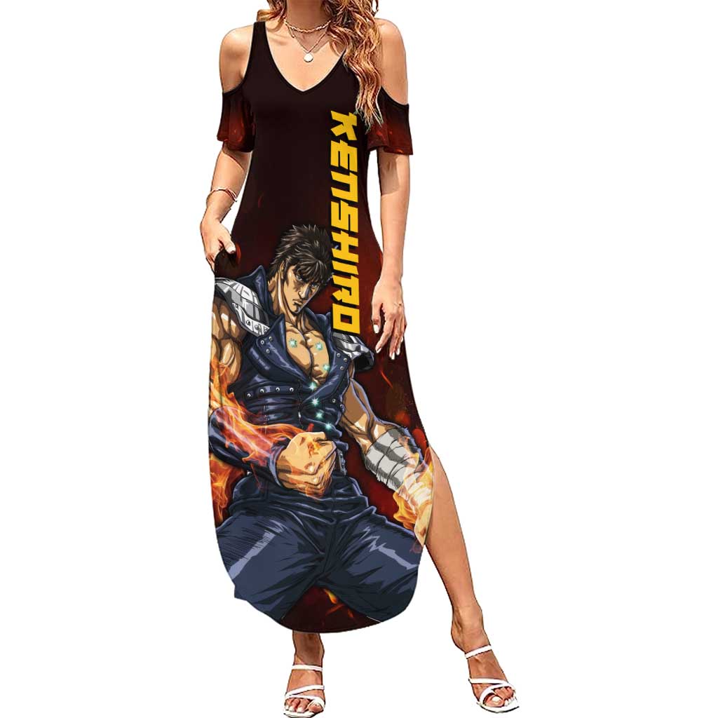 Kenshiro - Fist of the North Star Summer Maxi Dress Anime Style