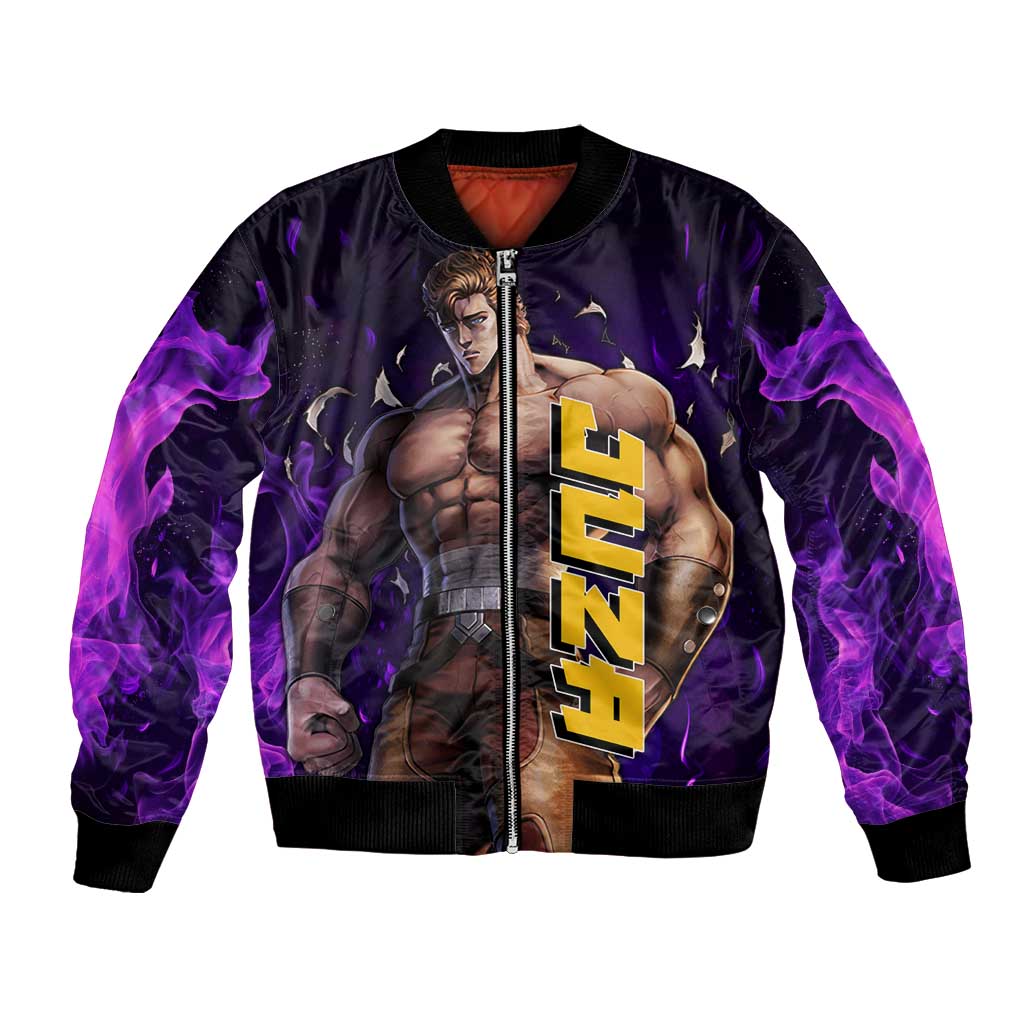 Juza - Fist Of The North Star Bomber Jacket Anime Mix Manga Style