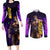 Juza - Fist Of The North Star Couples Matching Long Sleeve Bodycon Dress and Long Sleeve Button Shirt Anime Mix Manga Style