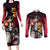 Ryu - Street Fighter Couples Matching Long Sleeve Bodycon Dress and Long Sleeve Button Shirt Anime Style