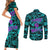 three-6-mafia-skull-couples-matching-short-sleeve-bodycon-dress-and-long-sleeve-button-shirts-three-6-mafia